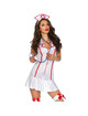 leg avenue - head nurse costume white m/l