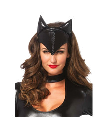 leg avenue - cat woman mask black