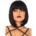 leg avenue - short natural bob wig black
