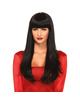 Peruca Leg Avenue Longa Bangin Preta