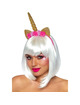 leg avenue - diadema de unicornio con flores dorado
