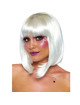 leg avenue - phosphorescent bob cut wig white