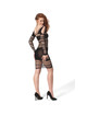 Passion - bs 105 bodystocking negro talla Única