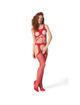 passion - bs 106 bodystocking rojo talla Única