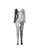 Passion - bs 107 bodystocking white one size