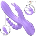 intense - miko triple vibrator rabbit stimulator anal 7 vibrations purple