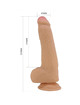 Pretty love - draco realistic dildo 23 cm flesh