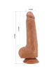 Pretty love - draco realistic dildo 23 cm model 2 flesh