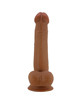 Pretty love - tallen realistic dildo 22 cm brown