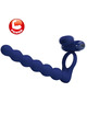 pretty love - ajmal anillo vibrador con plug azul