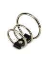 Cockring Triplo Harness Metal,130050