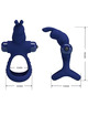 pretty love - luchito double vibrating ring rabbit blue