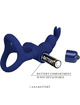 pretty love - luchito double vibrating ring rabbit blue