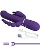 Pretty love - cammy triple vibrador multifunciÓn 4 en 1 morado