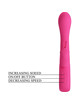 Pretty love - novak rabbit vibrator 12 vibrations pink
