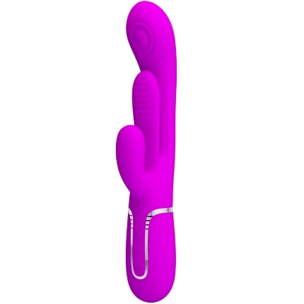 pretty love - shania triple rabbit vibrator multifunction pink