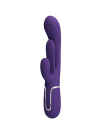 pretty love - shania triple rabbit vibrator multifunction purple