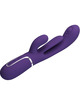 Vibrador Triplo Rabbit Pretty Love Shania Roxo