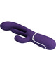 Vibrador Triplo Rabbit Pretty Love Shania Roxo