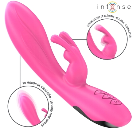 intense - randall rabbit vibrator 10 vibrations pink
