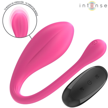intense - janice vibrador u dupla estimulaÇÃo 10 vibraÇÕes rosa controle remoto