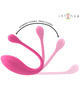 intense - janice vibrador u doble estimulaciÓn 10 vibraciones rosa control remoto