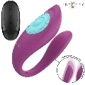 intense - annie vibrador em forma de u e estimulador roxo controle remoto