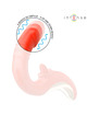intense - vibrador e estimulador paulina em forma de u vermelho