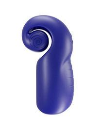 snail vibe - evo for him masturbador masculino slide n'roll azul oscuro
