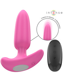 intense - ross anal plug 10 vibraÇÕes rosa controle remoto