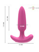 Intense - ross anal plug 10 vibraÇÕes rosa controle remoto