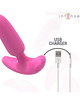 Intense - ross anal plug 10 vibraÇÕes rosa controle remoto