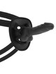 cock miller - harness + silicone density cocksil articulable black 13 cm