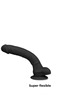 cock miller - harness + silicone density cocksil articulable black 13 cm
