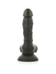 cock miller - arnes + dildo silicona density cocksil articulable negro 13 cm