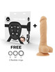 cock miller - arnÊs + densidade de silicone cocksil articulvel 18 cm