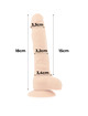 cock miller - harness + silicone density articulable cocksil 18 cm