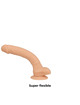 cock miller - harness + silicone density articulable cocksil 19.5 cm