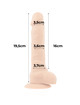 cock miller - arnÊs + densidade de silicone cocksil articulvel 19,5 cm