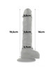 cock miller - arnes + silicona density articulable cocksil negro 19,5 cm