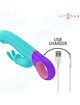 intense - mÓnica vibrador rabbit con estimulador rotatorio del punto g azul