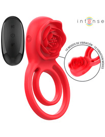 intense - gail stimulator rose 10 vibrations red remote control