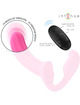 Intense - amy double vibrator 20 cm rosa controle remoto