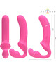 Intense - amy double vibrator 20 cm rosa controle remoto