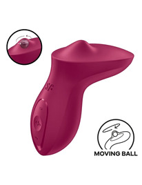 satisfyer - exciterrr lay-on clitoris berry vibrator