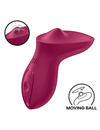 satisfyer - exciterrr vibrador lay-on clÍtoris berry