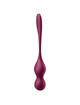 Bolas de Kegel Satisfyer Love Birds com App Bordeaux