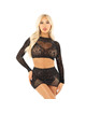 Conjunto Leg Avenue Shila Preto
