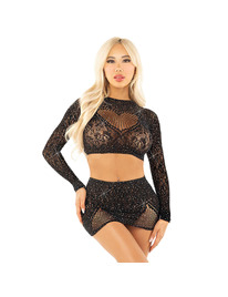 Conjunto Leg Avenue Shila Preto
