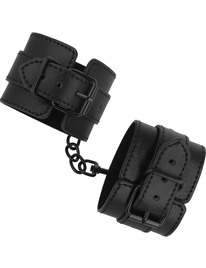 intense - fetish vegan leather handcuffs